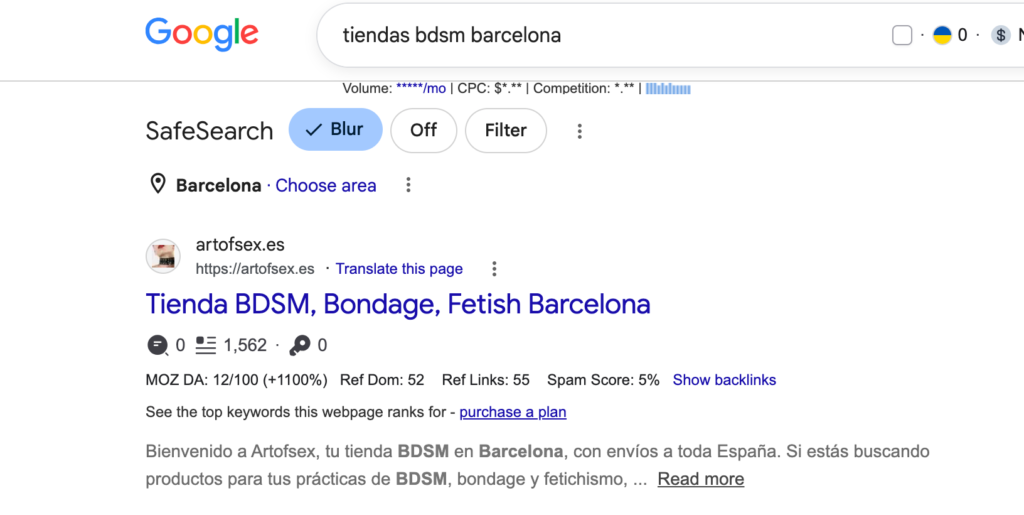 Crecimiento del tráfico orgánico de una tienda online